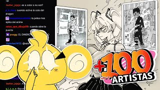 100 Artistas vs 1 Panel de Manga [upl. by Assek]