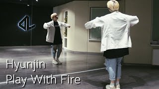 Hyunjin  Play With Fire Dance Tutorial Русский Туториал [upl. by Rizan]