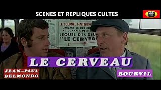 LE CERVEAU 1969  Répliques et scènes cultes avec BOURVIL JP BELMONDO et DAVID NIVEN [upl. by Eiromem]