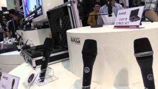 AKG Mic C414 XLII Stereo Set amp Products Sketch  KOBA 2014 [upl. by Sidnal]