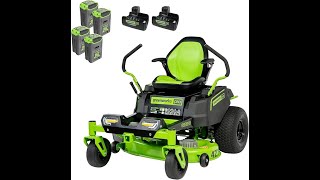 Greenworks 60V 42” Electric CrossoverZ Zero Turn Mower [upl. by Whitver]