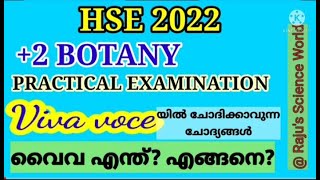 HSE 2 BTOANY PRACTICAL EXAMINATION MAY 2022 VIVA VOCE WHAT TEACHERS ASK AND HOW STUDENTS ANSWER [upl. by Nirrep]