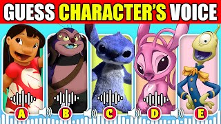 🔊CRAZIEST Guess The Voice🎤  Lilo amp Stitch Characters  Stitch Elena Reuben Captain Gantu Yuki [upl. by Let156]