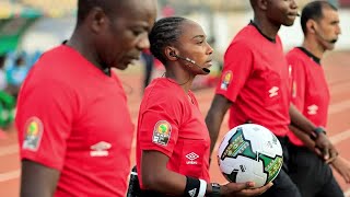 Female referee makes history at Africa Cup of Nations [upl. by Jedthus268]