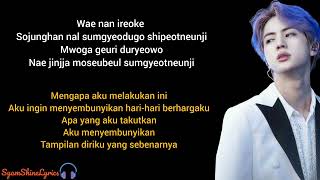 JIN 진  EPIPHANY Rom amp Sub Indo Easy Lyrics [upl. by Etnuhs795]