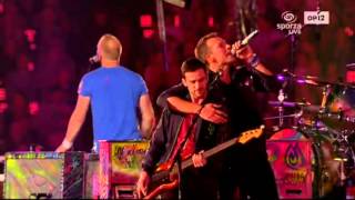 Coldplay At The Paralympic Closing Ceremony 2012  Viva La Vida [upl. by Timon380]