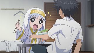 A Certain Magical Index Dub  Index staying in Toumas place [upl. by Innad]