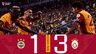 Fenerbahçe  Galatasaray 13 Maç Özeti Süper Lig 202425 fenerbahçe vs galatasaray maç özet [upl. by Ylle]