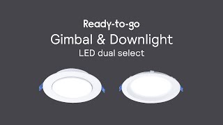 RTG  Lightolier  Gimbal amp Downllight LED dual select [upl. by Norabel283]