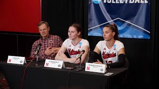 Full press conference from Nebraskas John Cook Bergen Reilly and Merritt Beason after win in Elite [upl. by Dermot]