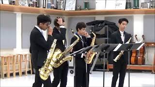 quotNight In Ole San Antonequot 2019 Coronado HS Sax Quartet Gold [upl. by Aisak100]