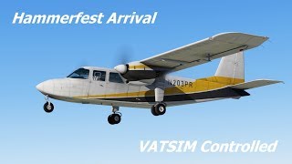 XP VATSIM Torquesim BN2 Islander Hammerfest Arrival [upl. by Livingstone]