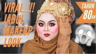 MAKEUP LOOK SUPER VIRAL Jadul😱 TAHUN 80an Full Tutorial  Bukan DILAN 1990 Yah 😁 [upl. by Krueger]