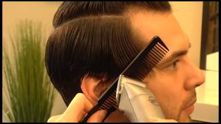 How to cut Long Mens Haircut Scissors  Clippers [upl. by Arrimat356]