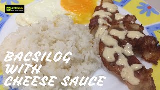 Bacsilog with Cheese Sauce Recipe [upl. by Ainitsirk]