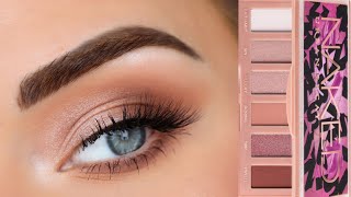 Neutral Eyeshadow Tutorial for Beginners  Using Only 3 Brushes  Urban Decay Naked Sin Palette [upl. by Aerdnod]