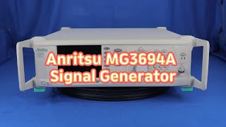 Anritsu MG3694A Signal Generator [upl. by Berger]