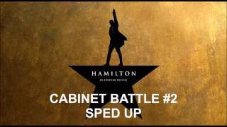 Cabinet Battle 2 Sped Up  Hamilton [upl. by Nnaxor]