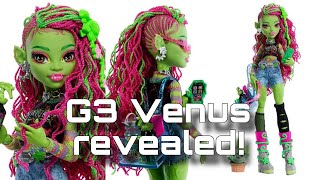 MONSTER HIGH NEWS  G3 Venus doll Stock photos revealed Found at Paulmart [upl. by Aicitan]