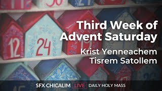 Third Week of Advent Saturday  23rd Dec 2023 700 AM  Fr Peter Fernandes [upl. by Atiuqel]