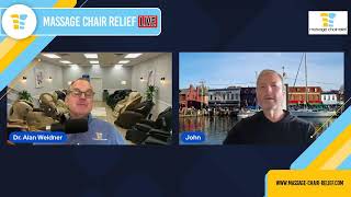 Massage Chair Relief LIVE with John Cribbs VP Cozzia [upl. by Tnecnev]