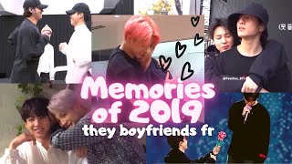 JikookKookmin are Boyfriends  Memories 2019 Edition Reupload [upl. by Cordle936]