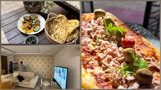 تغيير في ديكور داري وحضرت ابن بيتزا 🍕 [upl. by Nivek]