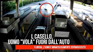 Florida si schianta e vola fuori dall’auto vivo per miracolo [upl. by Carlye611]