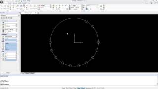 Draftsight  Circular pattern [upl. by Nelleeus583]