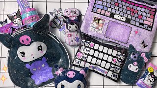 💜paper diy💜 KUROMI SCHOOL SUPPLIES Blind Bag 💜 BIGGEST UNBOXING EVER asmr [upl. by Aruat]