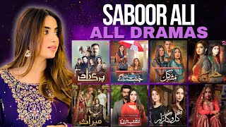 Saboor Ali All 32 Dramas  Parizaad  Jannat Se Aagay  Spectacle 2024 [upl. by Elmer]