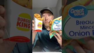 Burger King vs Walmart Onion Rings 🧅🍟 [upl. by Berthoud558]