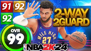 NBA 2K24 Best Shooting Guard Build with 92 3 PT  91 Steal on 2K24 [upl. by Garap]