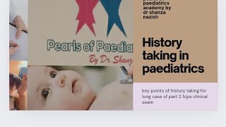 history taking in paediatricsfever part 2clinical paeds [upl. by Rogovy795]