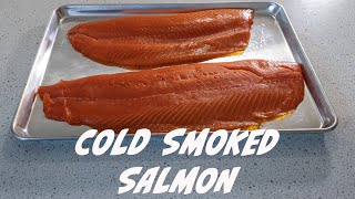 COLD SMOKED SALMON  How to cold smoke salmon  cold smoking in an offset smoker  gravlax [upl. by Divadnoj894]