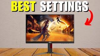 AOC 24G4 Best Settings [upl. by Akemal]