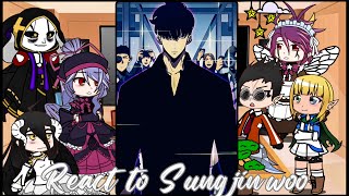 Overlord react to Sung sin woo as ainz New hero  Gacha life  solo Leveling [upl. by Nesyaj696]