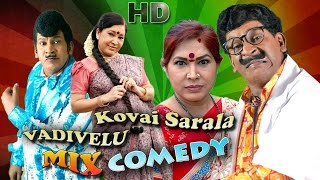 Kovai Sarala Vadivelu mix comedy  tamil non stop comedy  movie comedy scene [upl. by Kidder]