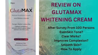 Whitening Cream  Gluta Max whitening cream  Review on creams [upl. by Dorene]