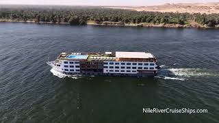 MS Nile Capital Deluxe Nile Cruise LuxorAswan  NileRiverCruiseShipscom [upl. by Aronel966]