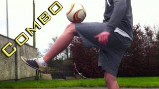 Knee Stall  Dislocated Knee  Neck Stall Combo Tutorial  Freestyle Football  Soccer [upl. by Reginald]