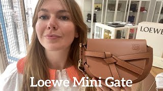 Loewe Mini Gate Bag Review [upl. by Crandell]