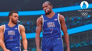 NBA 2K24 Olympics Mode  USA vs Serbia  Ultra Realistic Gameplay [upl. by Akciret760]