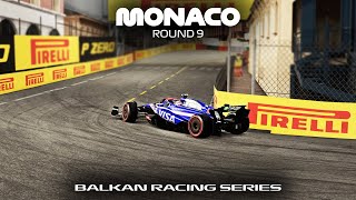 MONACO AT NIGHT  F1 24 Balkan Racing Series PART 6 [upl. by Alin]