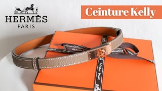 La ceinture Kelly HERMÈS • Unboxing amp présentation [upl. by Ahasuerus]