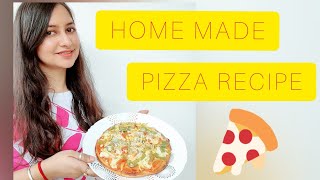 Home Made Pizza Recipe Without Oven🍕🍕🍕 [upl. by Valerle]