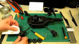 Parrot AR Drone 20  Repair Part 4 of 4  Gear Shaft amp Circlips Bottom cover on amp test [upl. by Hasheem]