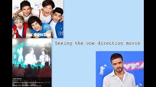 SEEING THE ONE DIRECTION MOVIE AGHHHHHLittle vlog [upl. by Sucramraj655]