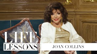 Joan Collins reveals the key to success and her best beauty advice Life Lessons  Bazaar UK [upl. by Morie]