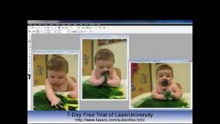 Photo Engraving 101  Video 2 Cropping Resizing amp Resampling [upl. by Ivens]